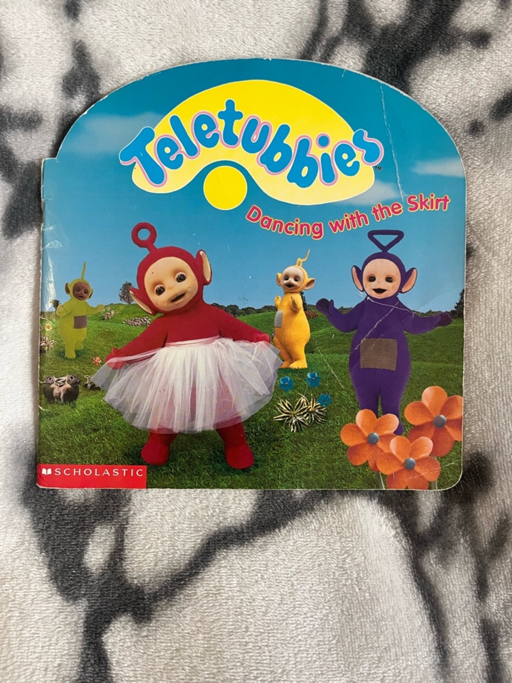 1999 Teletubbies: Dancing with the Skirt Children’s Paperback Book by Scholastic